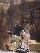 Alma-Tadema, Sir Lawrence The Picture Gallery (mk23) Sweden oil painting artist